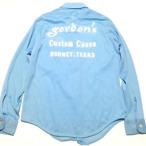 Vintage 1970s Texas Embroidered Button Shirt